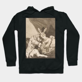 Of What Ill Will He Die? by Francisco Goya Hoodie